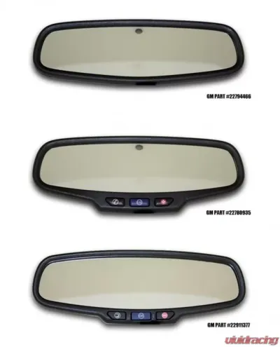 American Car Craft Oval w/Sensor Rear View Mirror Trim Chevrolet Camaro RS 2010-2014 - ACC-101042-S