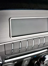 American Car Craft Brushed Stainless Steel w/Polished Bezel Factory Radio Trim Plate Chevrolet Camaro 2010-2015                                     - ACC-101044 - Image 3