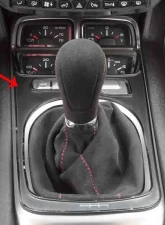 American Car Craft Brushed Stainless Steel Shifter Plate w/Gauge Cluster Chevrolet Camaro RS 2010-2015                                     - ACC-101052 - Image 2