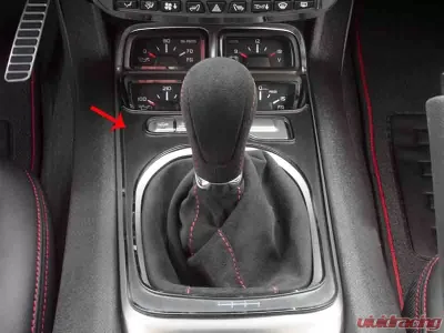 American Car Craft Brushed Stainless Steel Shifter Plate w/Gauge Cluster Chevrolet Camaro RS 2010-2015 - ACC-101052