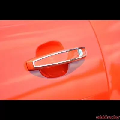 American Car Craft 2Pc Polished Stainless Steel Exterior Door Handle Trim Chevrolet Camaro 2015-2020 - ACC-102003
