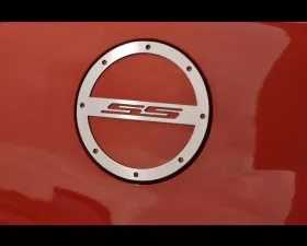 American Car Craft SS Style Stainless Steel Fuel Cap Cover Chevrolet Camaro SS 2010-2019