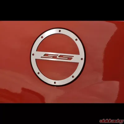 American Car Craft SS Style Stainless Steel Fuel Cap Cover Chevrolet Camaro SS 2010-2019 - ACC-102009