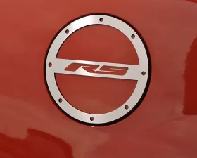 American Car Craft Polished RS Fuel Door Cover Chevrolet Camaro RS 2010-2019