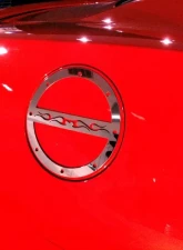 American Car Craft Polished Tribal Flame Fuel Door Cover Cap Chevrolet Camaro 2010-2019                                     - ACC-102015 - Image 2