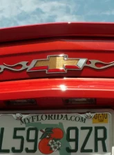 American Car Craft Tribal Flame Rear Emblem Trim Chevrolet Camaro 2010-2013                                     - ACC-102018 - Image 3