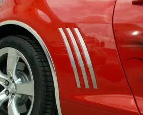 American Car Craft 6Pc Brushed Stainless Steel Rear Quarter Panel Trim Chevrolet Camaro 2010-2013