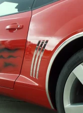American Car Craft 6pc Polished Stainless Steel Inserts Rear Quarter Panel Trim Chevrolet Camaro 2010-2013                                     - ACC-102020 - Image 2