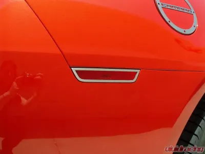 American Car Craft 4Pc Brushed Stainless Steel Side Marker Trim Chevrolet Camaro 2010-2014 - ACC-102022