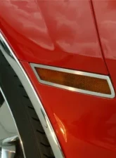 American Car Craft 4Pc Brushed Stainless Steel Side Marker Trim Chevrolet Camaro 2010-2014                                     - ACC-102022 - Image 3