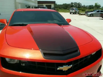 American Car Craft Vinyl Black Fade Graphic Cowl Hood Chevrolet Camaro 2010-2015 - ACC-102024