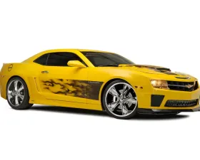 American Car Craft Graphic Airbrushed Transparent Gradient Flames Chevrolet Camaro 2010-2013