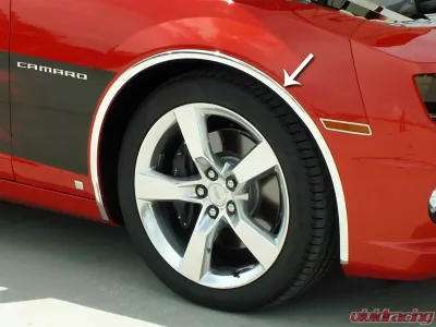 American Car Craft 4Pc Classic Chrome Vinyl Wheel Well Molding Kit Chevrolet Camaro 2010-2013 - ACC-102028
