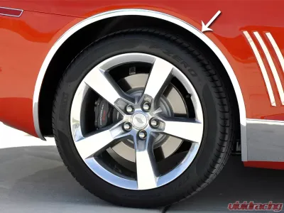 American Car Craft 4Pc Classic Chrome Vinyl Wheel Well Molding Kit Chevrolet Camaro 2010-2013 - ACC-102028