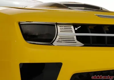 American Car Craft Polished Stainless Steel Front Bumper Turn Signal Cover Chevrolet Camaro 2010-2013 - ACC-102053