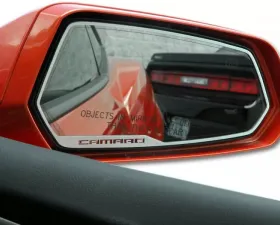 American Car Craft 2Pc Brushed Stainless Steel Side View Mirror Trim Chevrolet Camaro 2010-2013