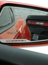 American Car Craft 2Pc Brushed Stainless Steel Side View Mirror Trim Chevrolet Camaro 2010-2013                                     - ACC-102056 - Image 3