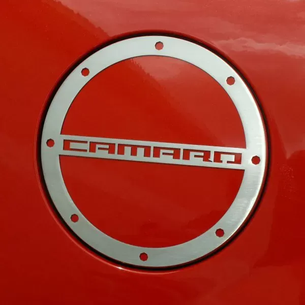American Car Craft Brushed Camaro Style Gas Cap Cover Chevrolet Camaro 2010-2018 - ACC-102059