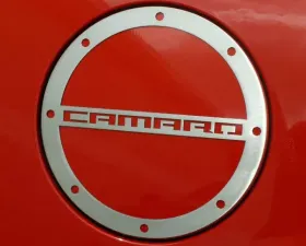 American Car Craft Brushed Camaro Style Gas Cap Cover Chevrolet Camaro 2010-2018