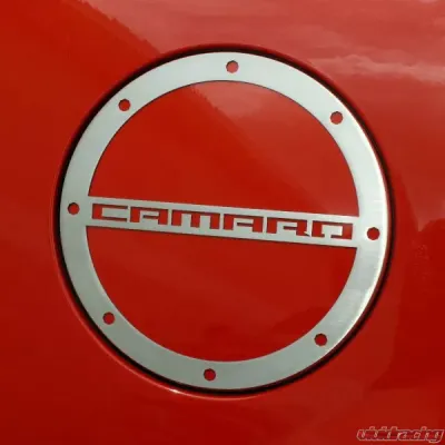 American Car Craft Brushed Camaro Style Gas Cap Cover Chevrolet Camaro 2010-2018 - ACC-102059