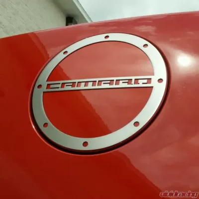 American Car Craft Brushed Camaro Style Gas Cap Cover Chevrolet Camaro 2010-2018 - ACC-102059