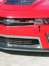 American Car Craft 2Pc Polished Turn Signal Cover Front Bumper Chevrolet Camaro ZL1 2012-2015                                     - ACC-102063 - Image 2