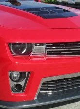 American Car Craft 2Pc Polished Turn Signal Cover Front Bumper Chevrolet Camaro ZL1 2012-2015                                     - ACC-102063 - Image 3