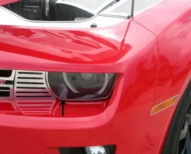 American Car Craft 2Pc Polished Stainless Steel Headlight Trim Rings Chevrolet Camaro 2010-2013