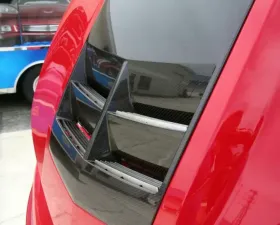 American Car Craft 18Pc Brushed Stainless Steel Hood Vent Trim Kit Chevrolet Camaro ZL1 2012-2013