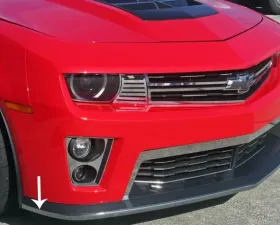 American Car Craft Classic Chrome Vinyl Molding Front Lip Spoiler Trim Chevrolet Camaro ZL1 2012-2013