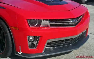 American Car Craft Classic Chrome Vinyl Molding Front Lip Spoiler Trim Chevrolet Camaro ZL1 2012-2013 - ACC-102066