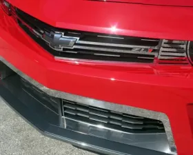 American Car Craft 26pc Polished Stainless Steel Lower Front Grille Trim Kit Chevrolet Camaro ZL1 2012-2013