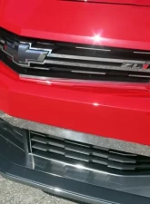 American Car Craft 26pc Polished Stainless Steel Lower Front Grille Trim Kit Chevrolet Camaro ZL1 2012-2013                                     - ACC-102068 - Image 3