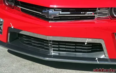 American Car Craft 26pc Polished Stainless Steel Lower Front Grille Trim Kit Chevrolet Camaro ZL1 2012-2013 - ACC-102068
