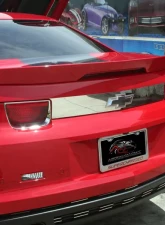 American Car Craft Stainless Purple Carbon Fiber Custom Supercharged License Plate Frame Chevrolet Camaro                                     - ACC-102070-PUR - Image 2