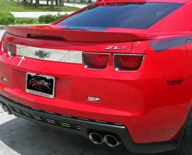 American Car Craft Brushed Stainless Steel Trunk Lid Plate Chevrolet Camaro 2010-2013