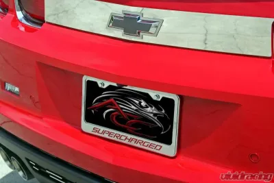 American Car Craft Brushed Stainless Steel Trunk Lid Plate Chevrolet Camaro 2010-2013 - ACC-102074-B