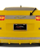 American Car Craft Brushed Dark Blue Solid Trunk Lid Plate Chevrolet Camaro RS 2010-2013                                     - ACC-102085-B-DBLU - Image 3