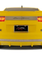 American Car Craft Brushed Stainless Steel Trunk Lid Plate Etched Super Sport Chevrolet Camaro SS 2010-2013                                     - ACC-102088-B - Image 2