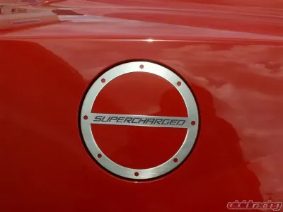American Car Craft Polished Supercharged Fuel Door Cover Chevrolet Camaro 2010-2019 - ACC-102090