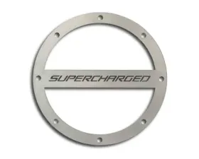 American Car Craft Brushed Supercharged Fuel Door Cover Chevrolet Camaro 2010-2019