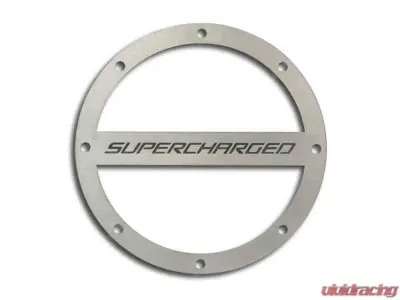 American Car Craft Brushed Supercharged Fuel Door Cover Chevrolet Camaro 2010-2019 - ACC-102091