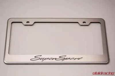 American Car Craft Etched Super Sport License Plate Frame Chevrolet Camaro SS - ACC-102095