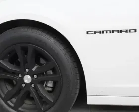 American Car Craft 2Pc Polished Stainless Steel Emblems Chevrolet Camaro