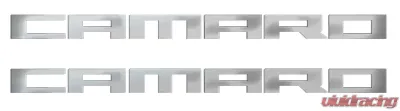 American Car Craft 2Pc Polished Stainless Steel Emblems Chevrolet Camaro - ACC-102103