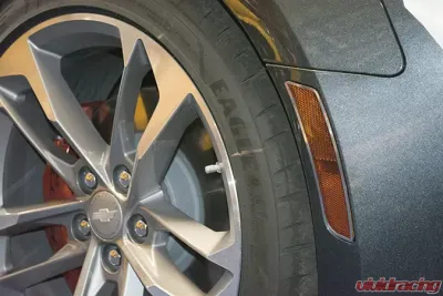 American Car Craft 4Pc Brushed Side Marker Trim Kit Chevrolet Camaro 2016-2017 - ACC-102107