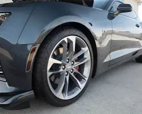 American Car Craft 6Pc Polished Side Marker Blackout Kit w/Trim Rings Chevrolet Camaro 2016-2017