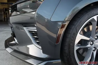 American Car Craft 6Pc Polished Side Marker Blackout Kit w/Trim Rings Chevrolet Camaro 2016-2017 - ACC-102108