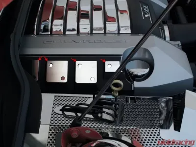 American Car Craft 23Pc Brushed Factory Shroud Dice Trim Kit Chevrolet Camaro SS 2010-2015 - ACC-103005