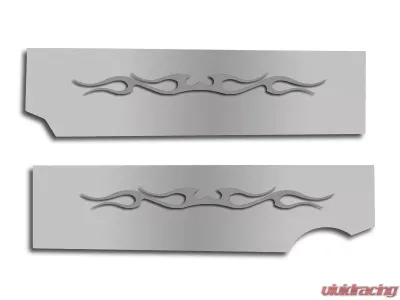 American Car Craft 2Pc Polished Tribal Flame Fuel Rail Covers Chevrolet Camaro SS 2010-2015 - ACC-103010
